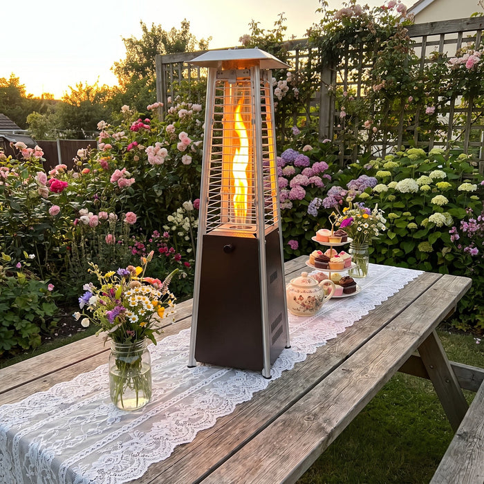 Garden parties go later now.