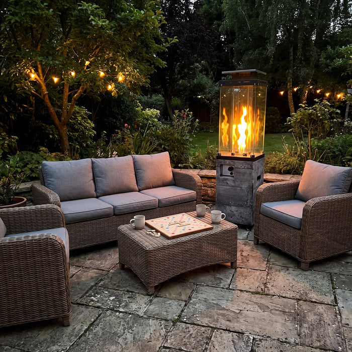 Perfect next to our conversation set.