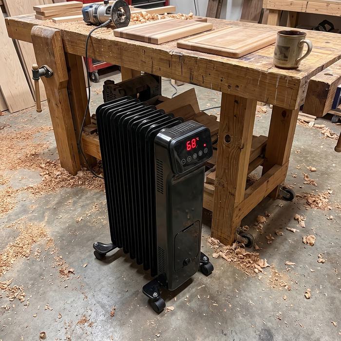 Woodshop workable through January. Finished the Christmas orders on time.