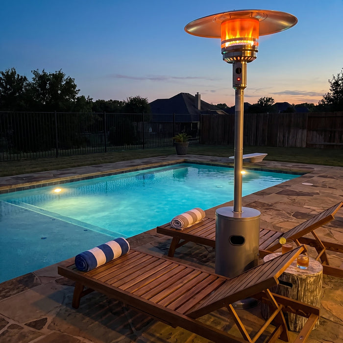 Pool lounge season got two months longer.