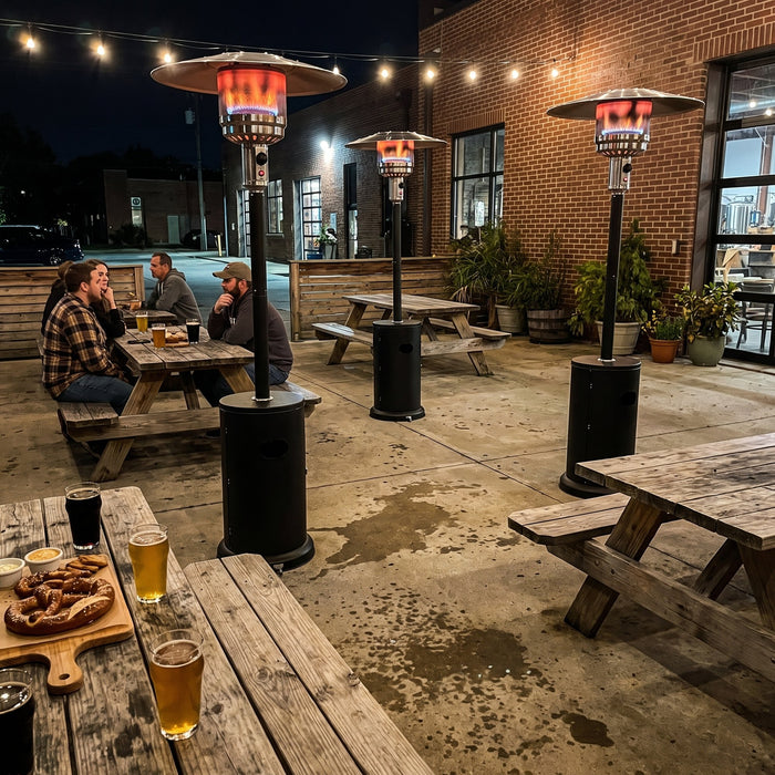 Brewery regulars stay for another round.