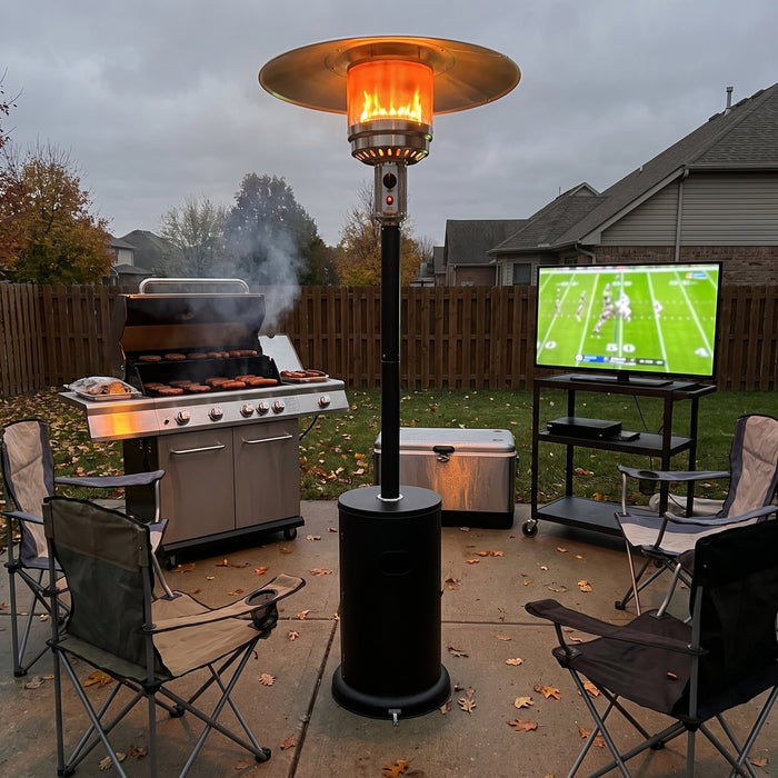 Game day on the patio all season.
