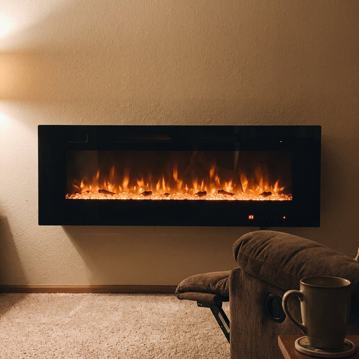 Our living room finally feels cozy.