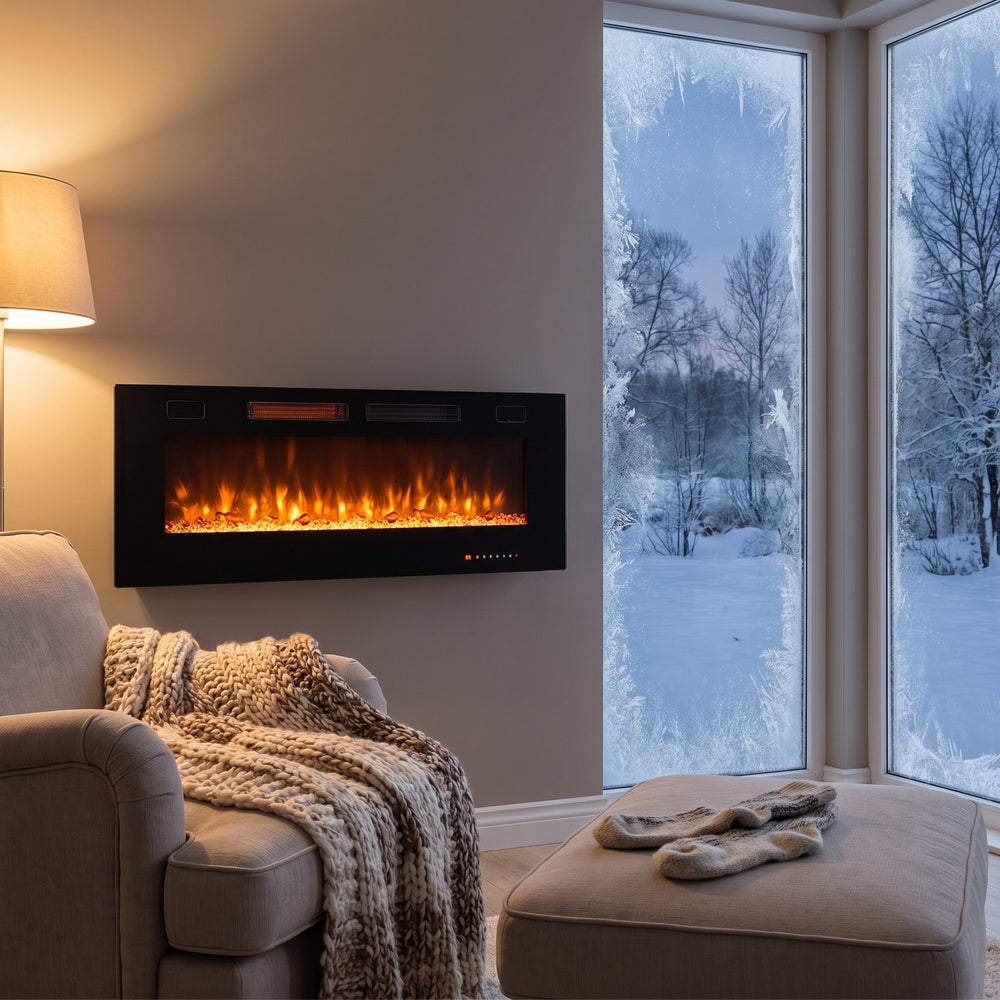 The Glow of a Fireplace. <em>None of the Work.</em>