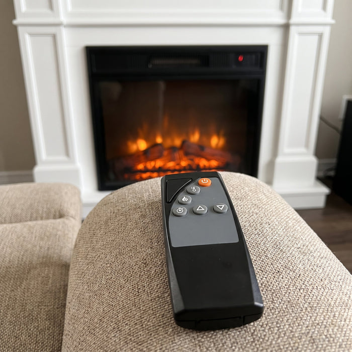 Remote stays by my chair.