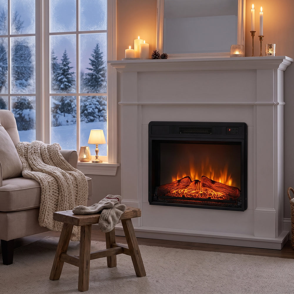 A Real-Looking Fire. <em>None of the Work.</em>