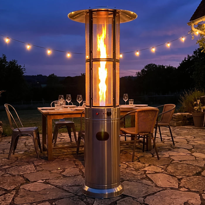 The patio is party central.