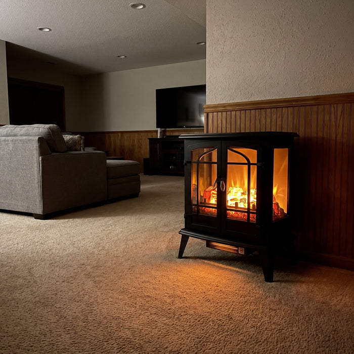 Basement movie nights got cozy.