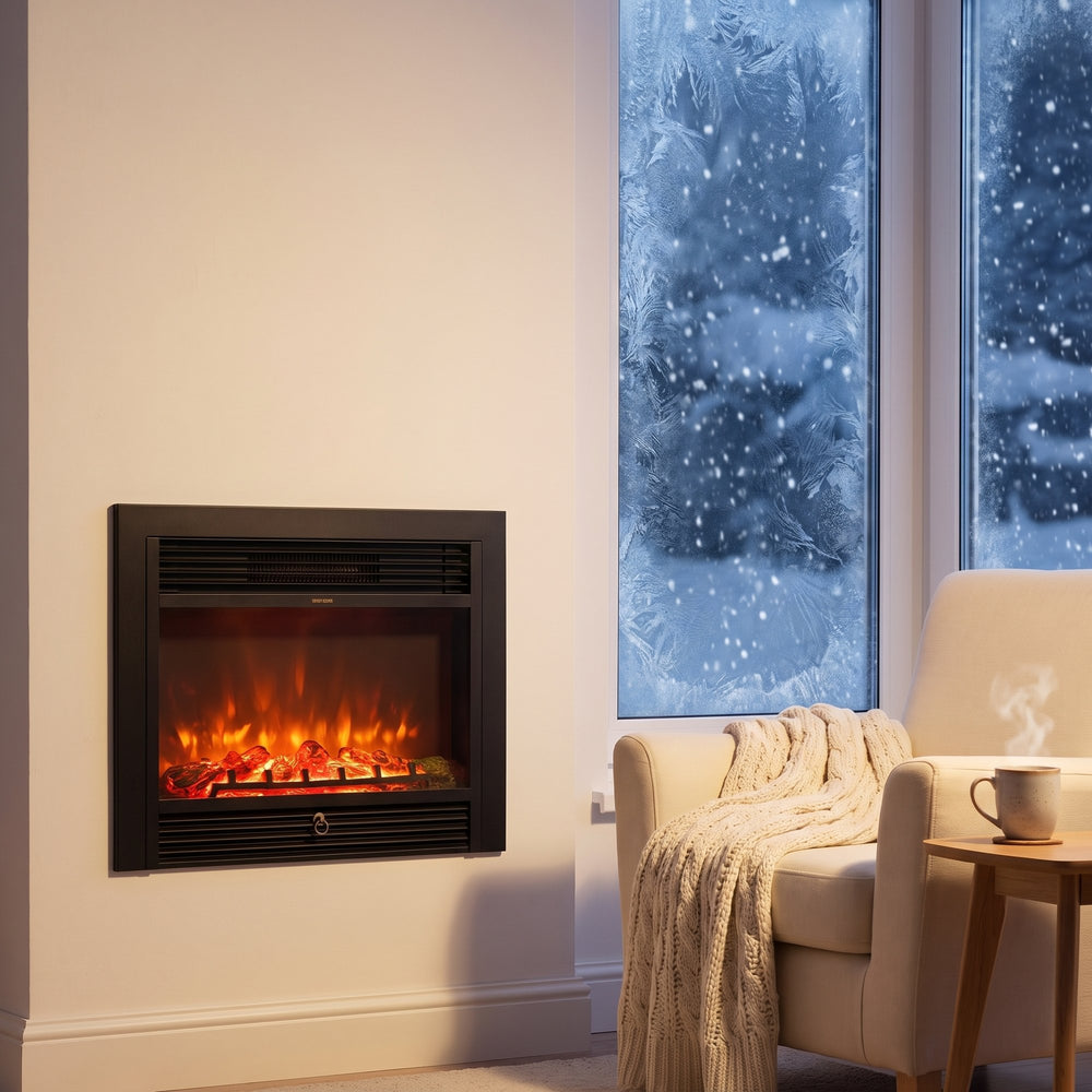 The Look of a Built-In Fireplace. <em>None of the Work.</em>