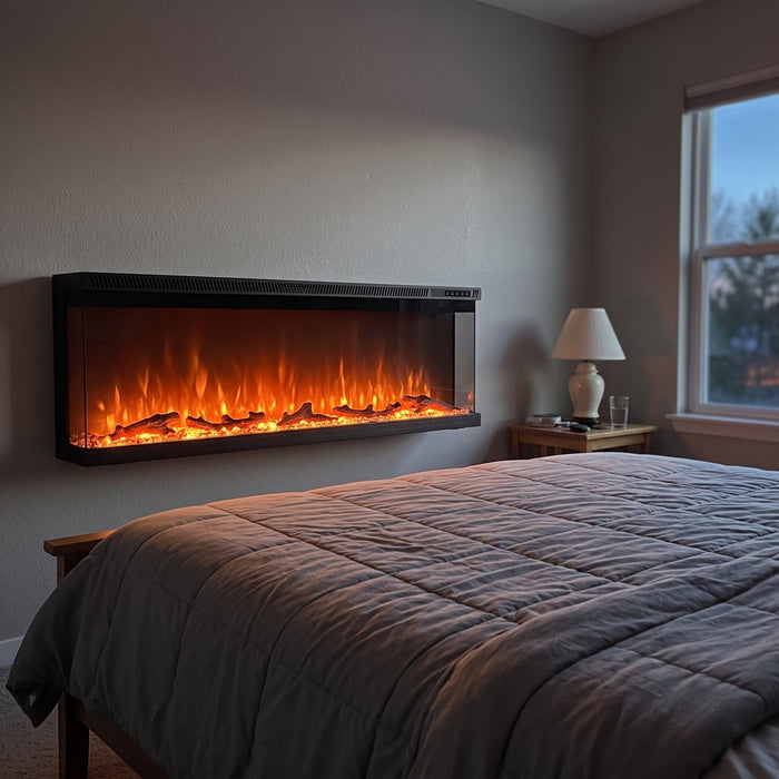 Cozy bedroom every evening.