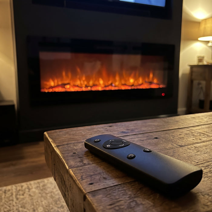The remote is simple.