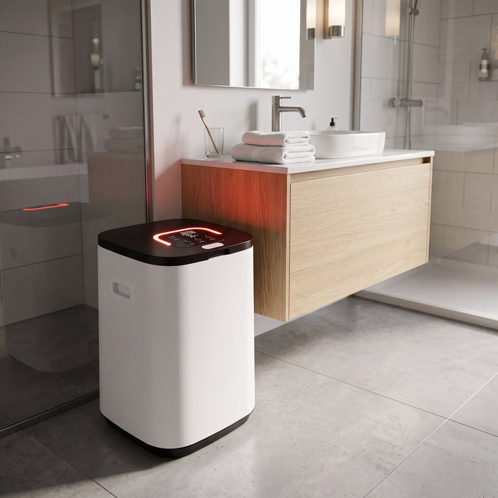 Looks great in our modern bath.