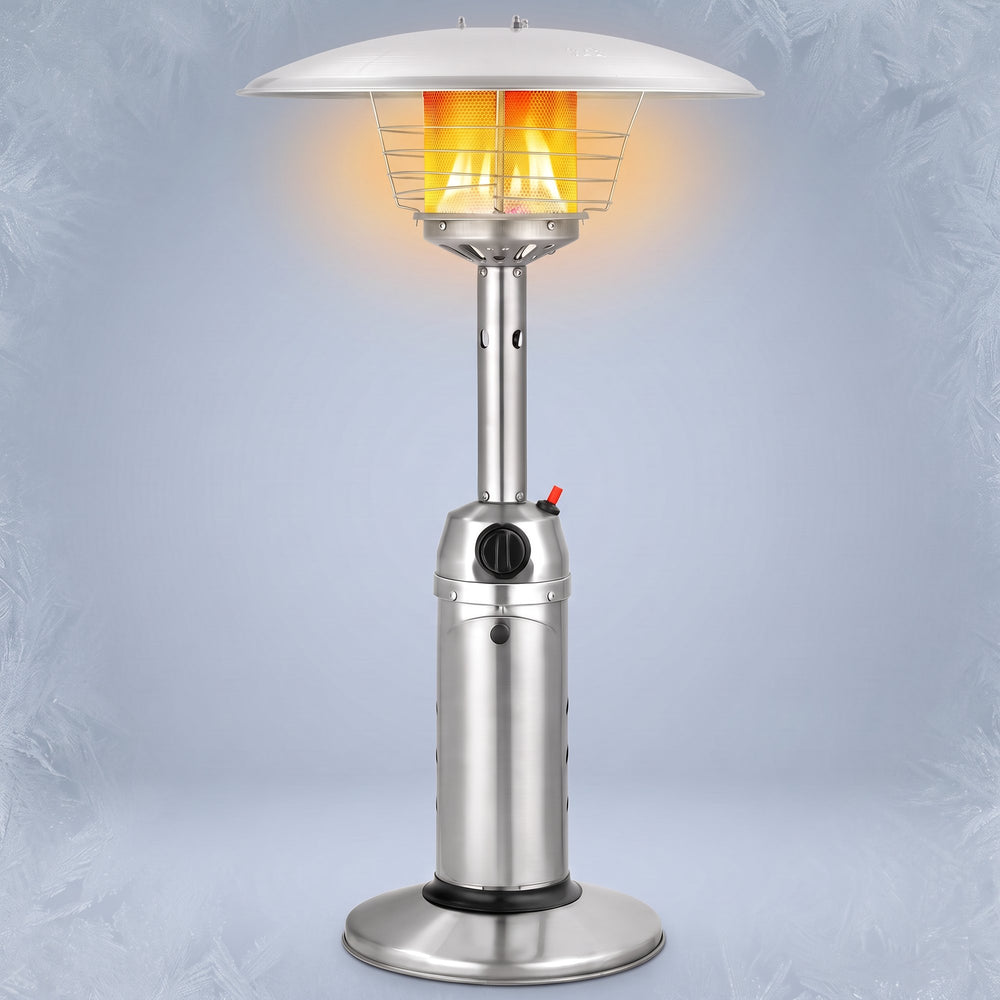 Everything a Chilly Patio Table Needs.