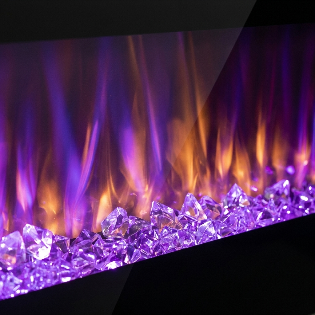 The Crystal Panel Wide - A8_flame_window_purple