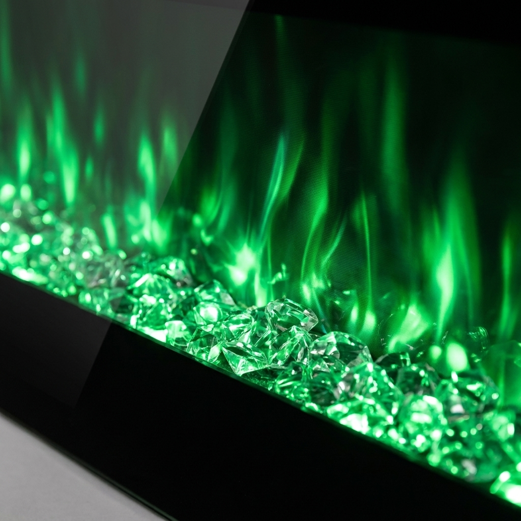 The Crystal Panel Max - A8_flame_window_green