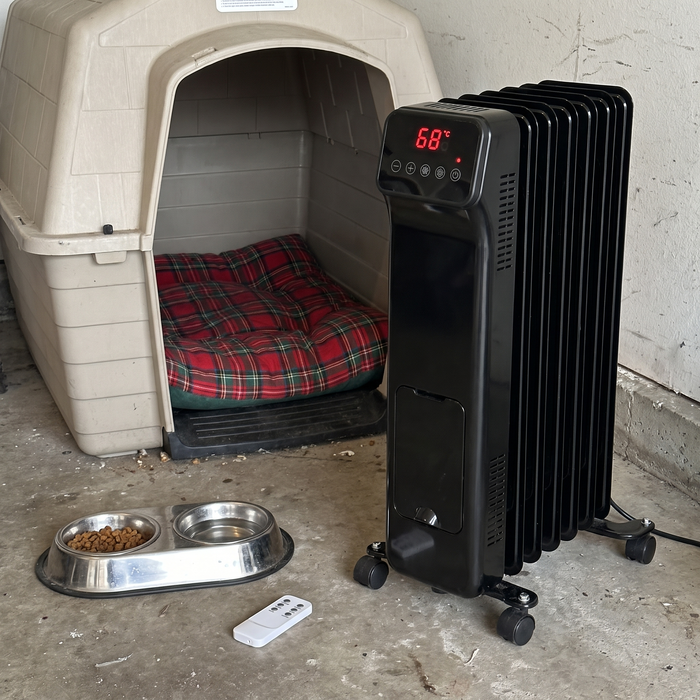 My old lab actually wants to sleep in the garage now. Two winters in.
