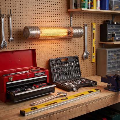 The Radiant Bar Garage Heater — phh24rbg_A6_scale_ref