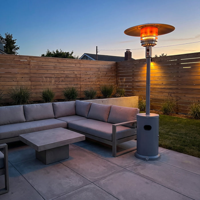 Gray looks sleek on our modern patio.