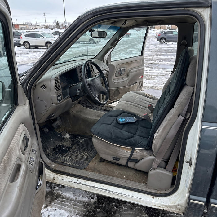 Warm car seat on my winter commute.