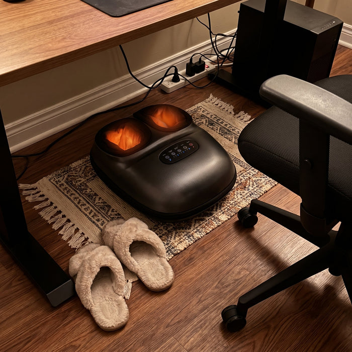 Lives under my desk.