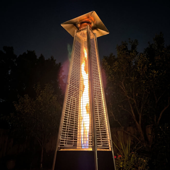 The flame is the show.