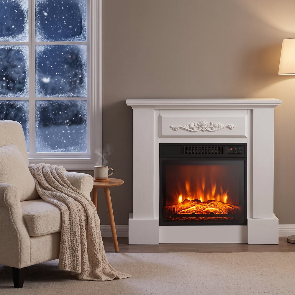 A Traditional Fireplace. <em>No Chimney Needed.</em>