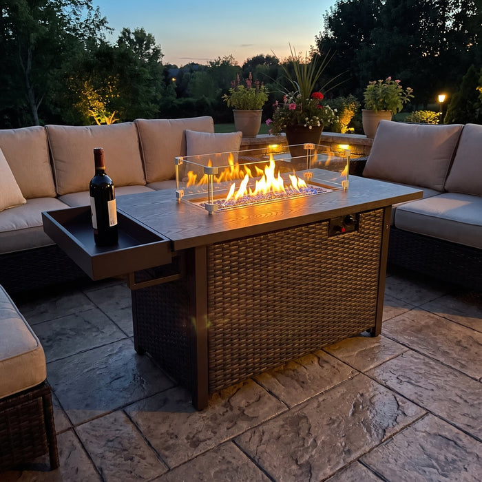 Our patio finally has a gathering spot.