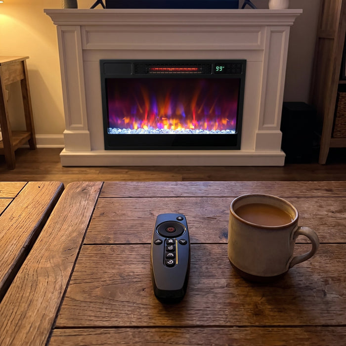 The remote does everything.