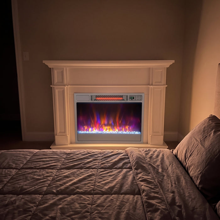 Cozy bedroom every evening.