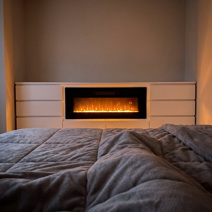 Cozy bedroom every evening.